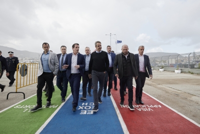 Από την επίσκεψη του Πρωθυπουργού στη πύλη Σένγνεν της Μυτιλήνης 