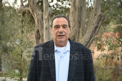 O πρόεδρος της Κοινότητας Μανταμάδου, Χαράλαμπος Τζελαΐδης