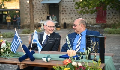Ο Πρέσβης του Ισραήλ Νόαμ Κατς Επίτιμος Δημότης Δυτικής Λέσβου [Vid &amp; Pics]