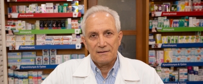 O πρόεδρος του Πανελλήνιου Φαρμακευτικού Συλλόγου &amp; Φαρμακευτικού Συλλόγου Λέσβου, Απόστολος Βαλτάς