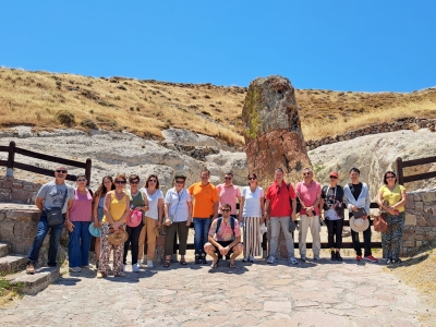 Επίσκεψη κλιμακίου της ΕΕ και της επιτροπής παρακολούθησης του Ε.Π. «Βόρειο Αιγαίο 2014-2020» στο Απολιθωμένο Δάσος, στο Μουσείο Φυσικής Ιστορίας και στους υγροτοπους του Κόλπου Καλλονής
