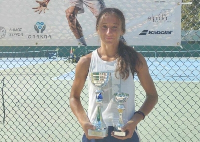 Δεύτερη θέση για την Νάνσυ Τσακίρη στο Πανελλήνιο πρωτάθλημα τένις
