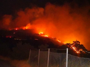 Φωτιές στη Δυτική Λέσβο