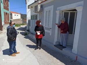 Σε Βρίσα, ΚΥ Άντισσας και ΚΥ Μυτιλήνης η Κομνηνάκα