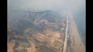 Φωτογραφία Αρχείου από την πυρκαγιά της 23/07/2022