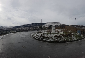 Με αλυσίδες η κυκλοφορία στη Δυτική Λέσβο