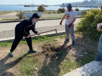 Δενδροφύτευση από το Σώμα Ελληνικού Οδηγισμού Μυτιλήνης