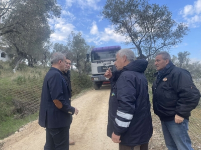 Aνάπλαση αγροτικών οδών σε Μόρια