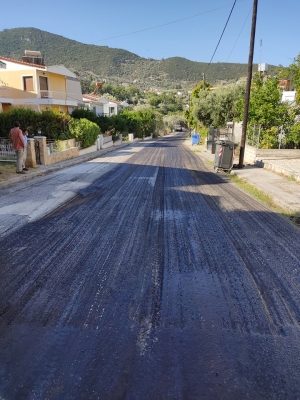 Ασφαλτοστρώσεις στον Δήμο Μυτιλήνης