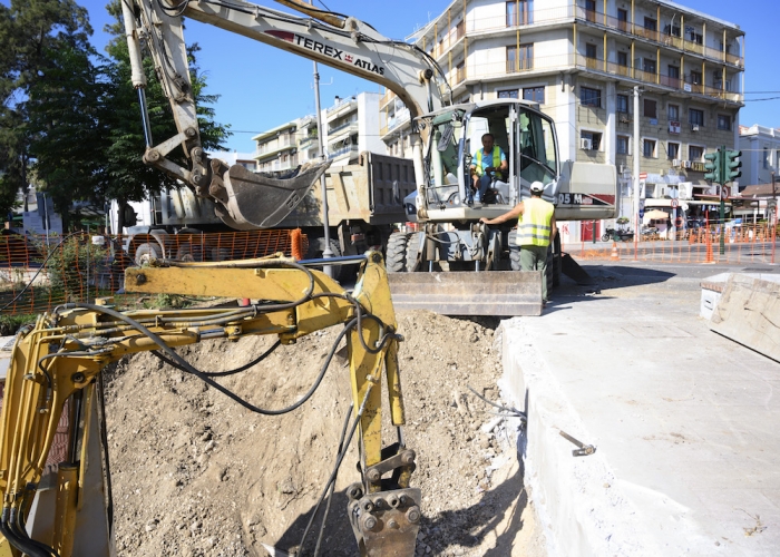 Ξεκίνησαν οι πρόδρομες εργασίες για τον αγωγό της Λαγκάδας [Vid]