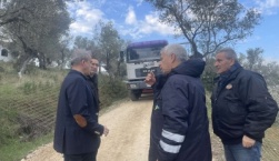 Aνάπλαση αγροτικών οδών σε Μόρια